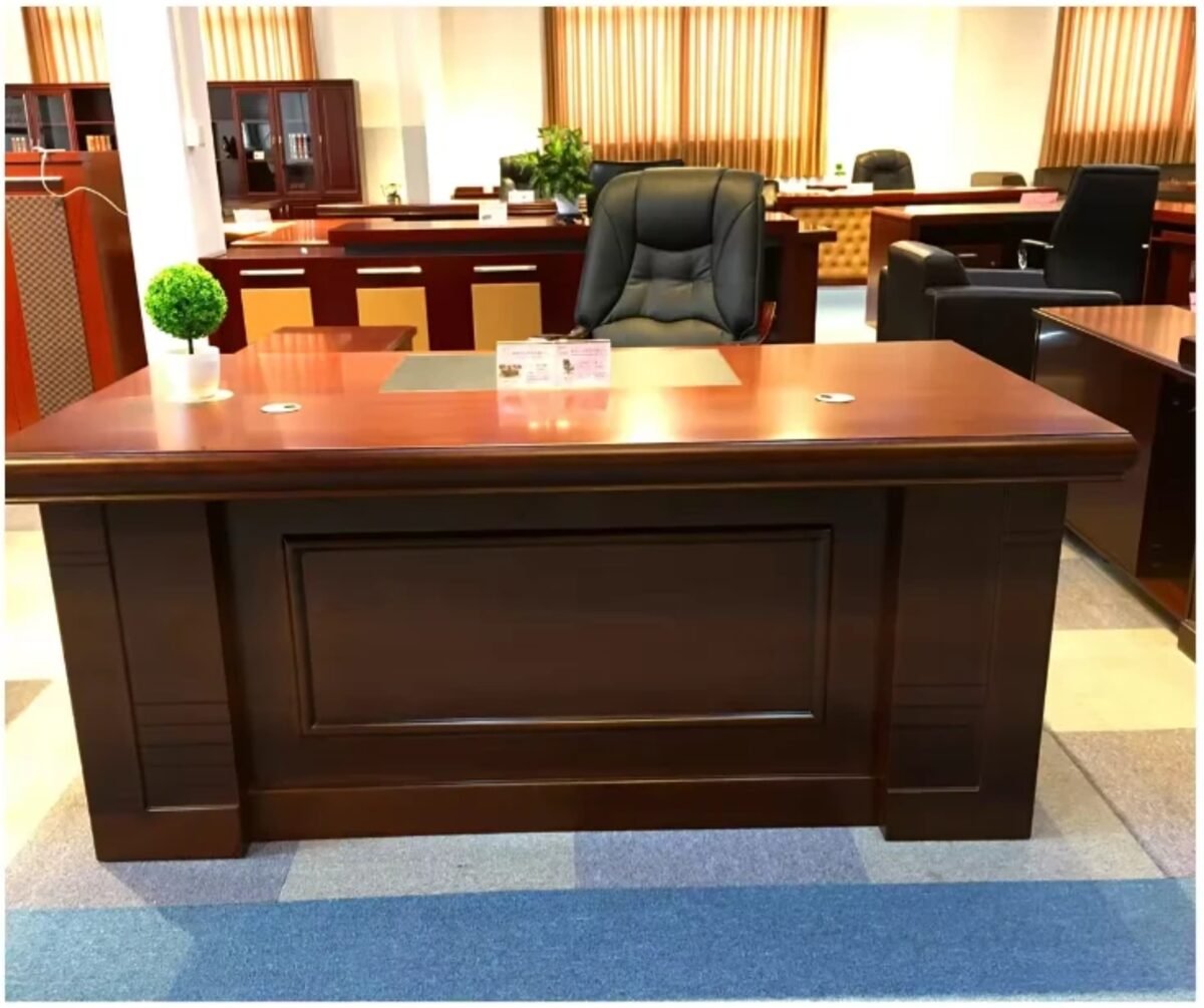 Black Wood Alexandria showroom desk display